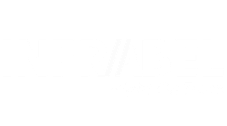 Logo of INFRABEL with tagline "Right On Track."