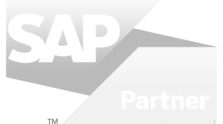 SAP Partner logo with the word "SAP" in bold black letters and "Partner" in smaller font.
